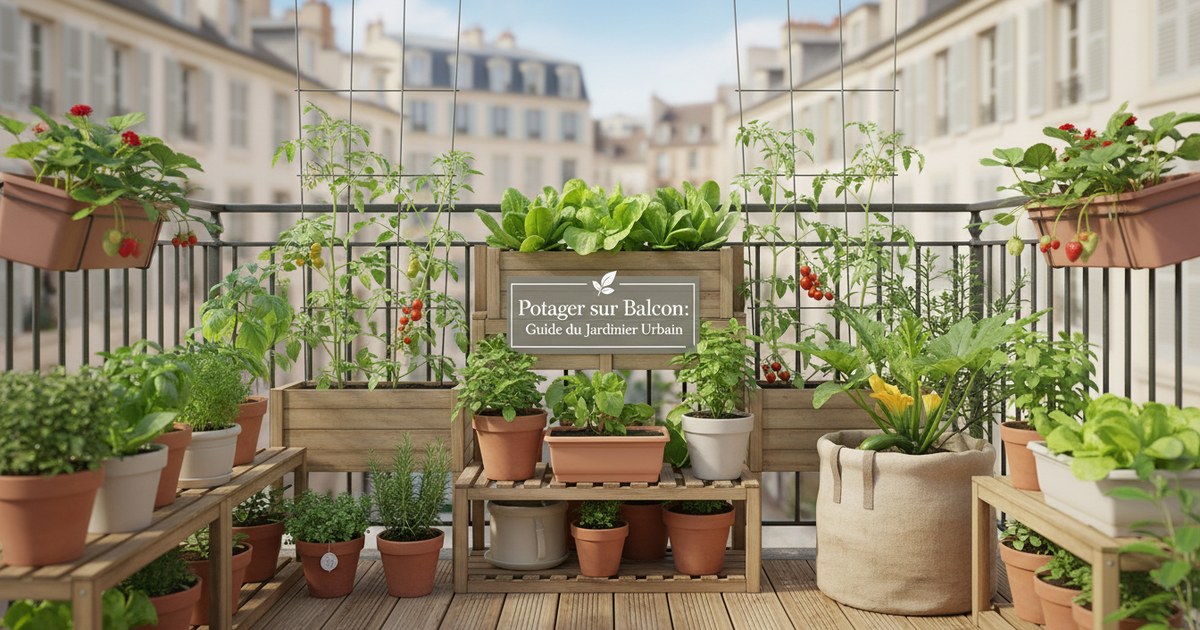 Créer un potager sur balcon : guide du jardinier urbain